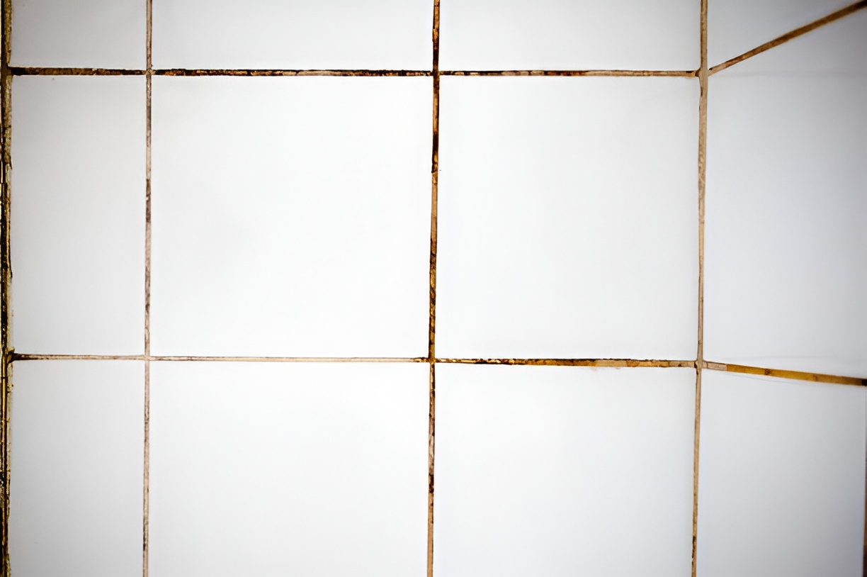 dirty tile grout